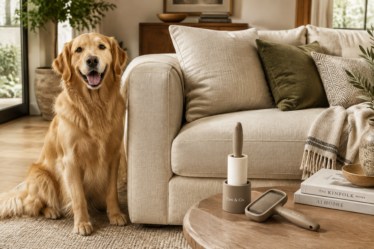 Comment enlever les poils de chien sur un canapé facilement ?